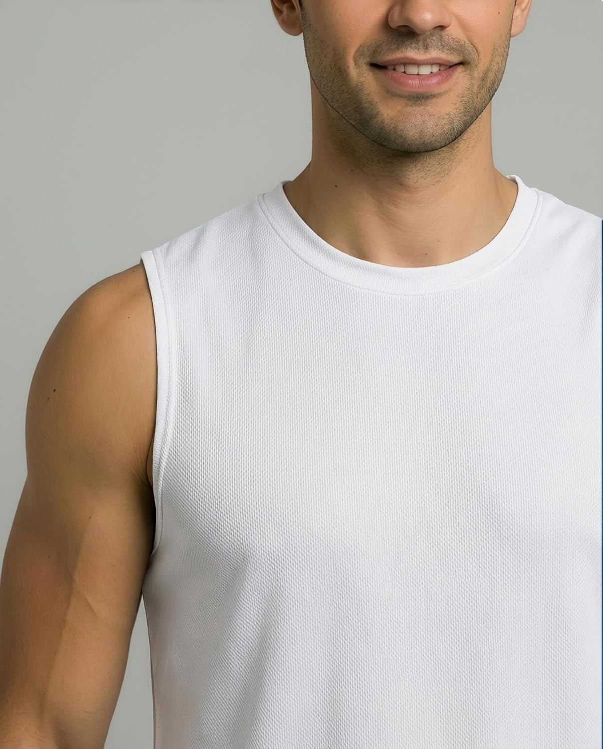 Real Essentials Men's Mesh Active Athletic Tech Tank Top - 5 Pack for Workout & Training | Big & Tall Available
