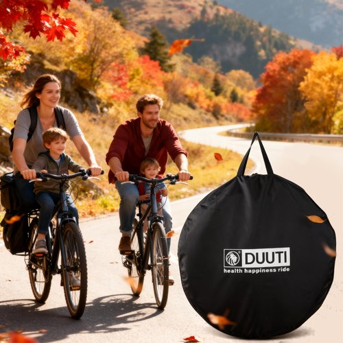 GadEdgen Bicyle Wheel Bag, Road Bike Bag, Bike Travel Bag 27.5 to 29 inch MTB Mountain Bike/700C Road Bike Tire Grip Bicycle Storage, Soft Bicycle Wheel Carry Bag