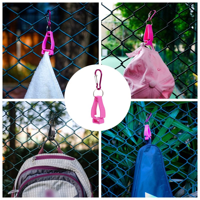 TOPJUM Tennis Ball Holder, Pickleball Ball Wasit Pouch for Women & Men, Holding 8 Tennis or Pickleball Balls, Tennis & Pickleball Accessory… (Pink)