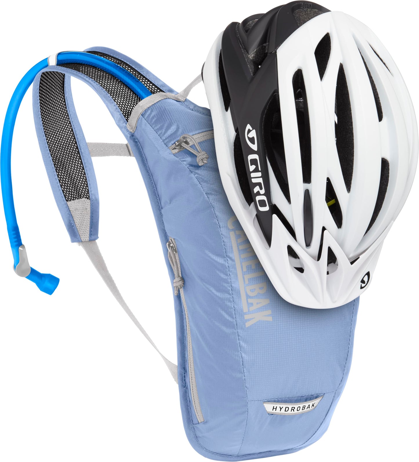 CamelBak HydroBak Light Bike Hydration Backpack, Ultra‑Light Low‑Profile Design with 50oz Crux Reservoir, Serenity Blue 2.0
