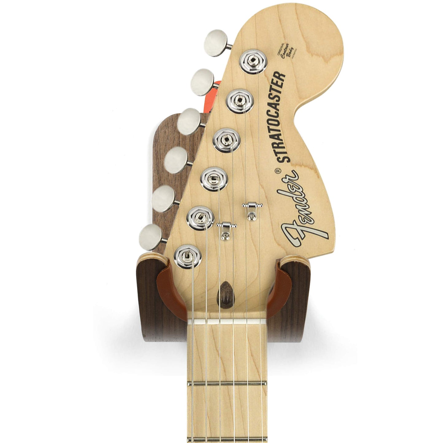 Belfi Design Skateboard Wall Mount Guitar Hanger Holder Rack Deck Display, Bracket Hook Storage All Kinds of Skateboards and Longboards, Acoustic Electric Guitar with Pick Slot