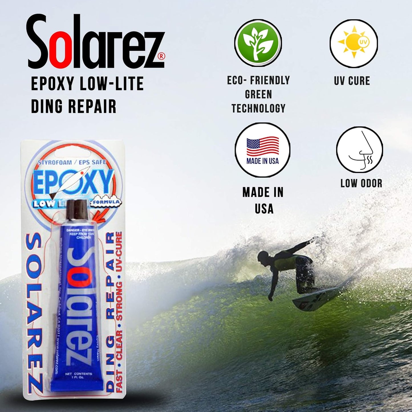 Solarez Epoxy | Low Light Formula for Superior Bonding - Ideal for All Projects