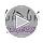 Silver Letter Charm - Bling Tumbler Handle Accessory - Letter A