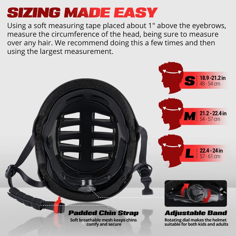 LaScoota Multi-Sport Scooter, Bicycle Helmet, Roller Skating Helmet, Skateboard Helmet for Adults, Youth & Kids | Kids Helmet, Bike Helmet for Men & Women | Impact-Absorbing Core, Optimal Ventilation