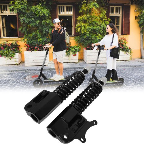 Yolispa Electric Scooter Front Shock Absorber Set, 2PCS Suspension Shock Spring Absorber for 10in Scooter Accessories, Aluminum Alloy Spring Damping System