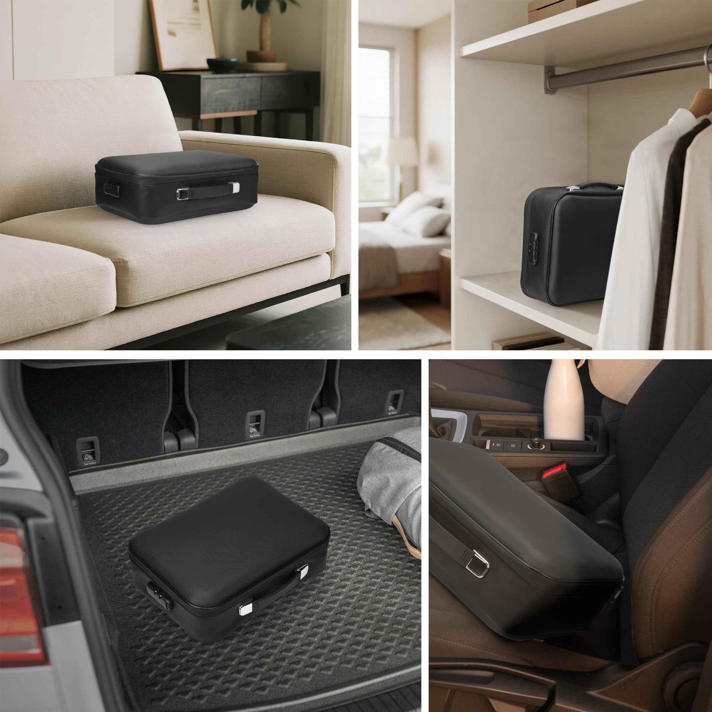 MAXSafes Fireproof Document Box, Hard-Shell Design Waterproof Fireproof Document Box with Lock File Boxes for Documents Important Paperwork Passports