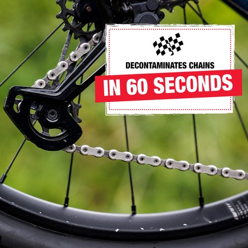 Finish Line Shop Quality Bicycle Chain Cleaner Tool – Professional Bike Chain Cleaning System for Road, Mountain, Gravel, and E-Bikes – Durable, Reusable, Easy-to-Use Chain Maintenance