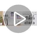 Cheerleader Medal Holder with Shelf - Cheer Life Theme, 4 Rows