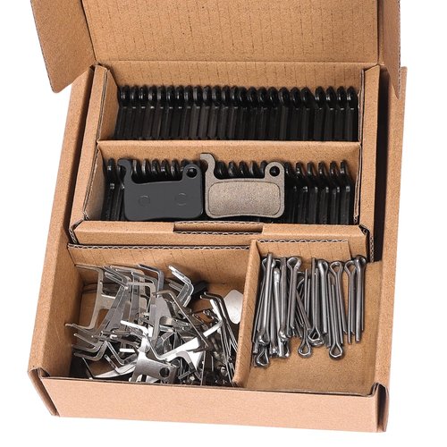 25 Pairs Bike Brake Pads Compatible for Shimano Disc Brake Pads XTR M975 M966 M965 SLX M665 LX M596 Deore XT MTB Bicycle Brake Pads Replacement, Electric Ebike Brake Pads with 3 Installation Tools