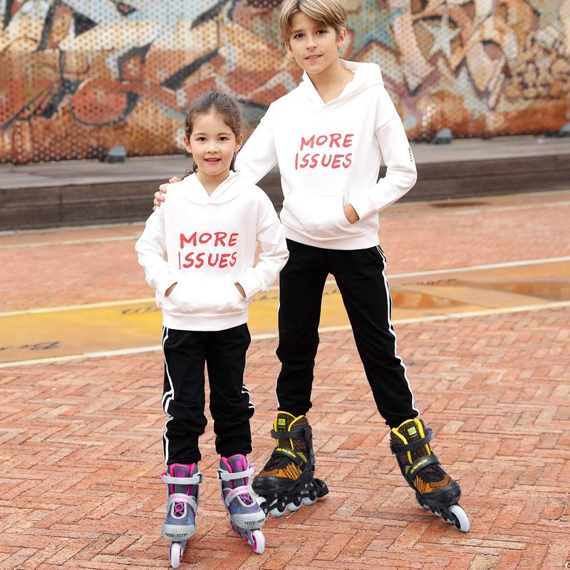 PAPAISON Inline Skates for Boys and Girls with Full Light up Wheels, Beginner Adjustable Illuminating Roller Skates for Kids Youth Women and Men