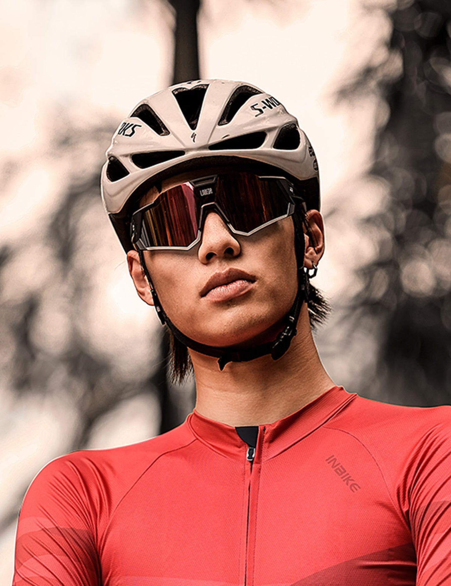 LAMEDA Polarized Sports Sunglasses for Men Women, High Definition UV Protection Cycling Glasses Sunglasses for Biking Fishing Running
