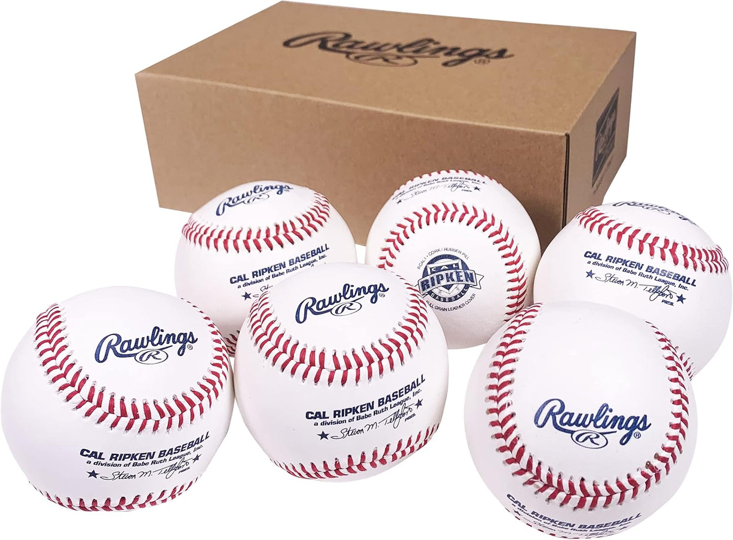 Rawlings Cal Ripken Baseballs - Competition Grade RCAL1 for Youth/14U | Multiple Count Options Available