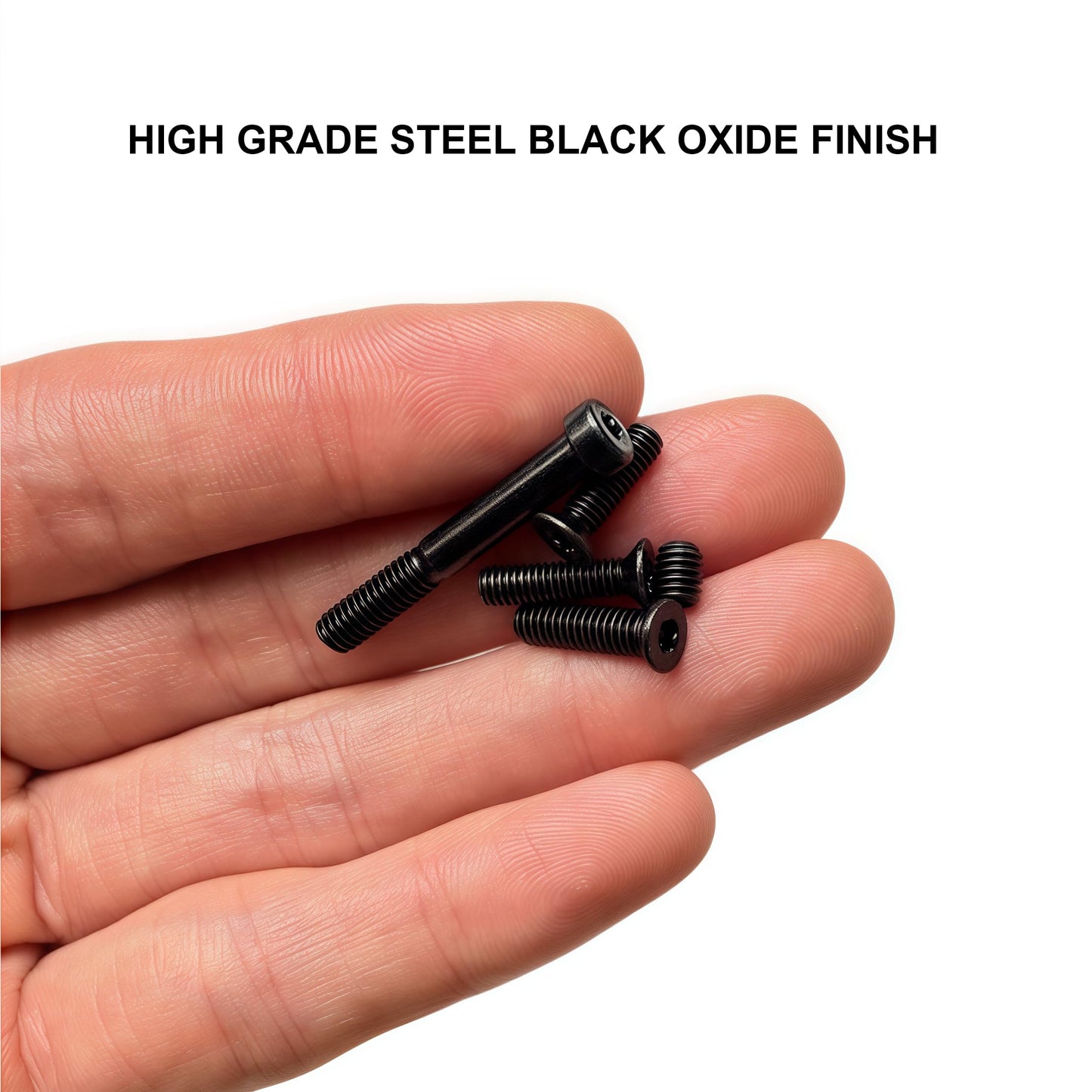 KEMIFON Red Dot Sight Screw Kit M3/M3.5/M4 Torx Anti-Stripping and M4 Hex Screws, 6 Pcs Each Spec, Carbon Steel