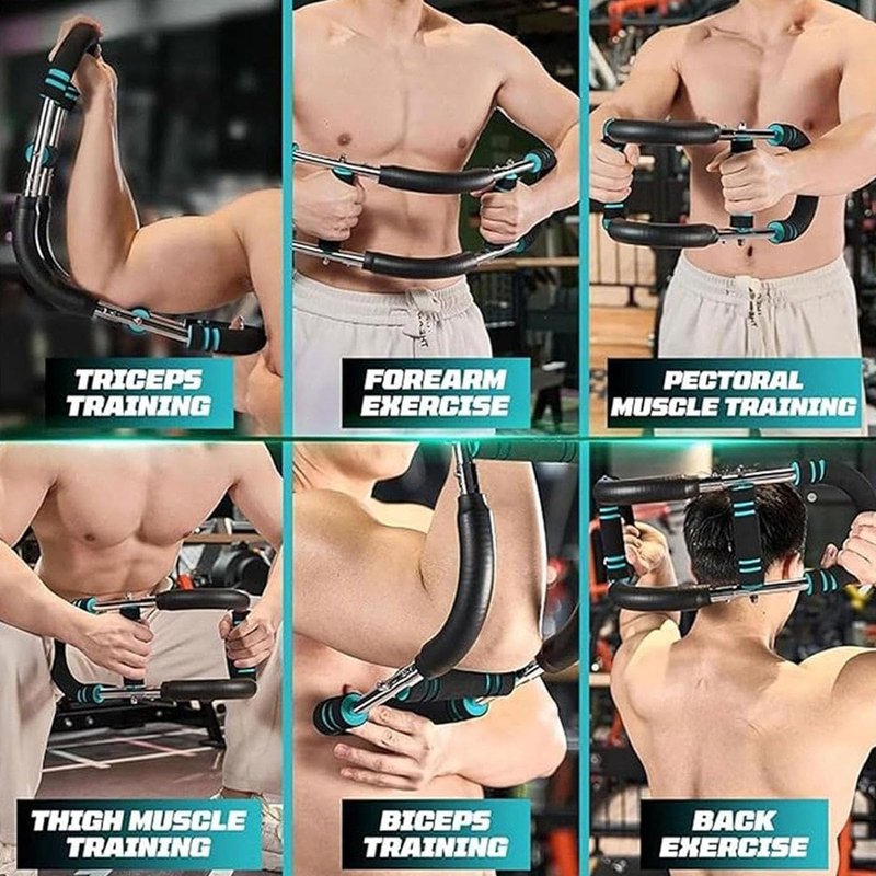 XINGJIEYUN Adjustable Resistance Twist Arm Trainer, Men's Chest, Shoulder, and Arm Exercise Equipment, Portable and Detachable Upper Limb Fitness Equipment Trainer