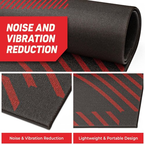 EliteSRS Jumps Premium Jump Rope Mat - Large Format Non Slip Mat - Home Workout Exercise Mat - Suitable for All Surfaces