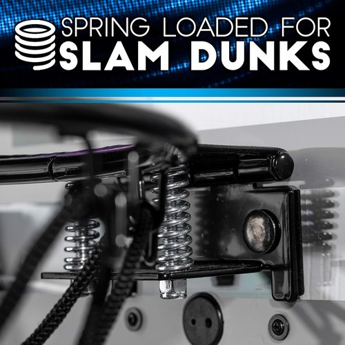 Franklin Sports Indoor LED Basketball Hoop - Over The Door Mini Set with Steel Rim, Ball & Pump