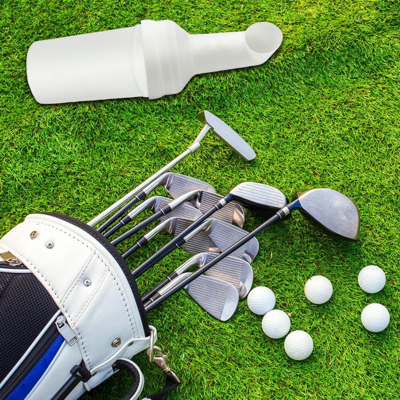 Leopacat Golf Sand Bottle, Cart Bottle for Club Car Universal Top Divot Filler Seed Container Engineering Plastic Carts Assembly Holder Dispenser Large Capacity Accessory with Grip Handle Loss Area
