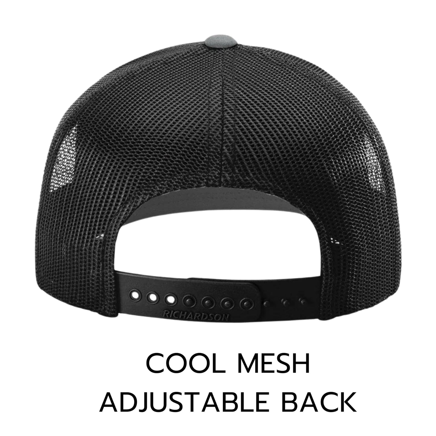 Yippee Daisy Overworked and Underlaid Hat - Funny Dad Hats for Men - Christmas, from Wife - Inappropriate Trucker Hat - Hat with Leather Patch - Blue Collar Hats - Grilling Gifts for Men