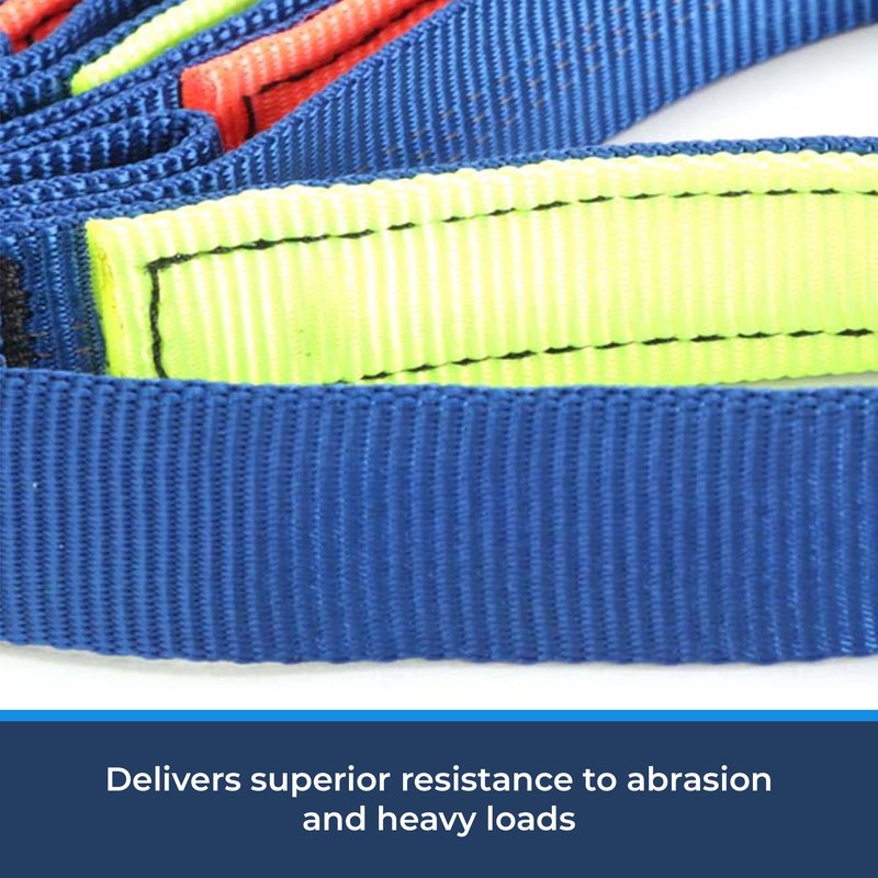 Rock-N-Rescue Climbing Etrier – 6 Step Nylon Aider Ladder with Tubular Webbing for Tree Work, Rock Climbing, Bouldering, Rescue, Hunting, and Firefighter Gear – Lightweight Etrier for Vertical Access