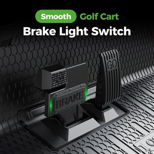 10L0L Universal Golf Cart Brake Light Switch Pad - Compatible with Yamaha G14 G16 G19 G22 G29/Drive, EZGO TXT RXV, Club Car DS Precedent - Replacement Brake Pedal Switch for 12V/36V/48V Carts