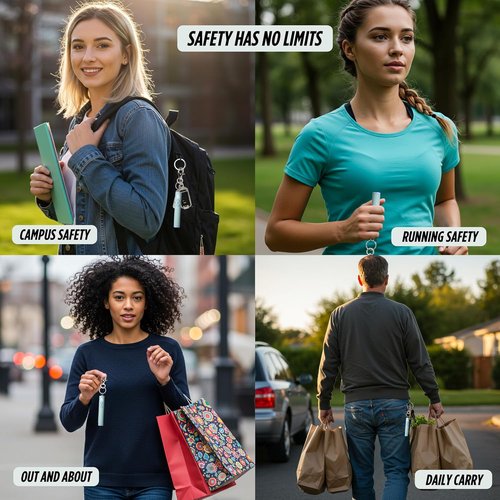 Guard Dog Security Enlight Mini Stun Gun - Keychain-Friendly Self Defense Tool with LED Flashlight & USB-C Rechargeable Design