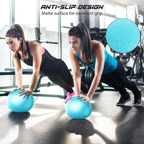 Cikyner Soft Pilates Ball - 9 Inch Mini Exercise Ball for Yoga, Pilates & Home Workouts