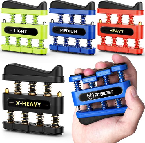 FitBeast Finger Strengthener - Hand Exerciser for Improved Dexterity & Grip Strength | Ideal for Musicians & Climbers