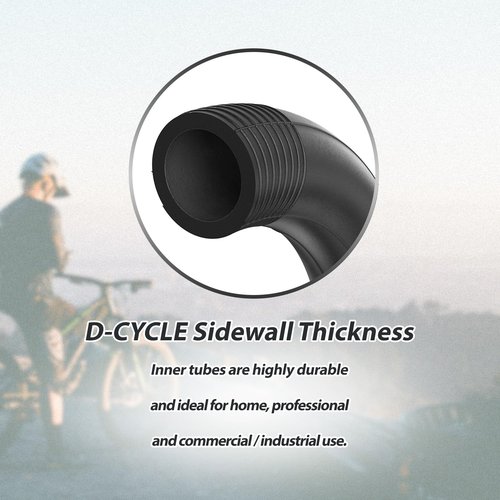 Heavy Duty 10x2.125/10 x 2 Tire and Inner Tube with Bent Valve Stem for Smart Electric Balance Scooter Bike, Stroller, Bicycle, Tricycle 10" inch Unicycle
