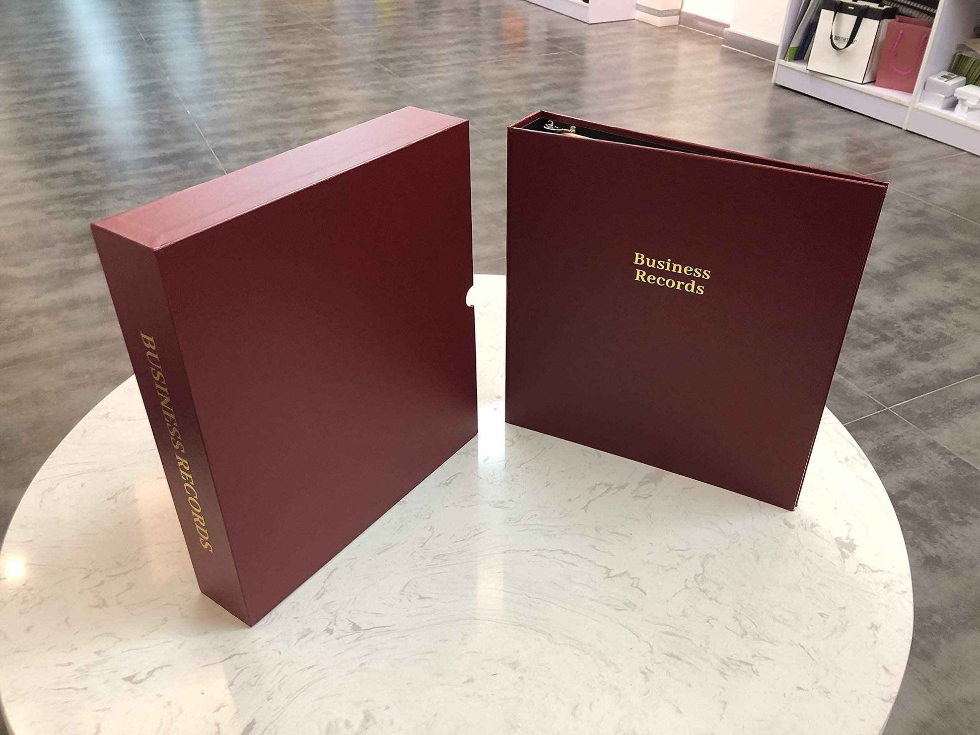 CORP PAPER PRODUCTS Corporation Binder with 6 Tabs and Clear Plastic Sleeve