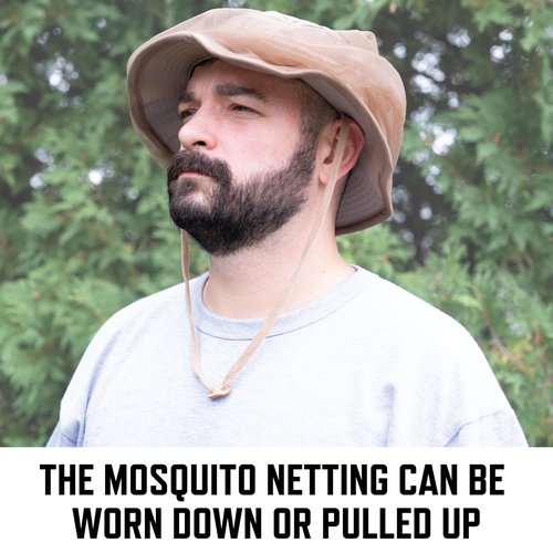 Rothco Boonie Hat with Mosquito Netting - Sun and Insect Protection for Outdoor Activities Multicam