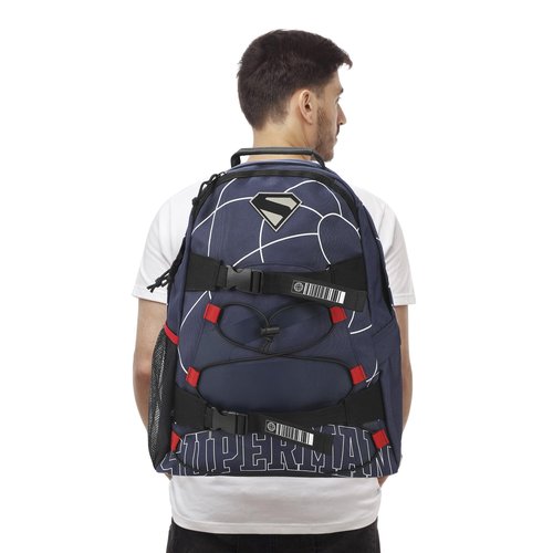 Bioworld Superman Web Logo 17.5" Blue Backpack