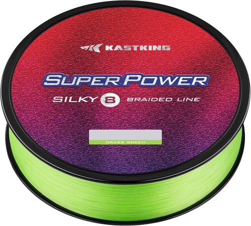 KastKing SuperPower Braided Fishing Line - Abrasion Resistant, Zero Stretch, Smaller Diameter - Essential Fishing Gear