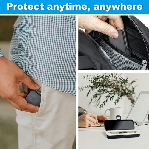 iGuerburn Hard Case Only for KardiaMobile 6L / 6L Max, KardiaMobile 6-Lead Personal EKG Case, Safe to Carry & Provides Tough Protection