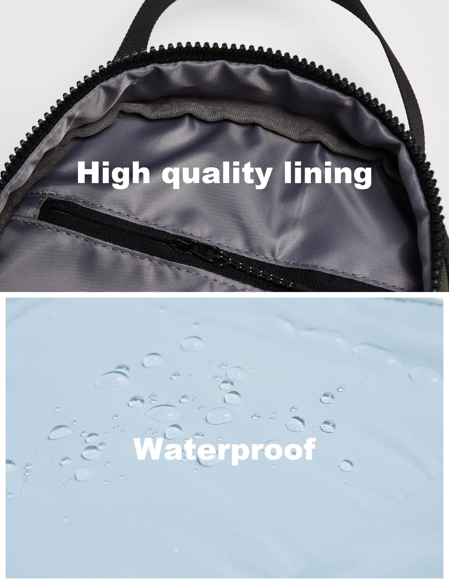THE GYM PEOPLE Women's Waterproof Mini Backpacks Detachable Sling Bags
