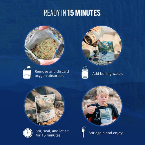 Backpacker's Pantry White Bean Chicken & Green Chile Stew - Freeze-Dried Camping Food, 1 Count, Brown