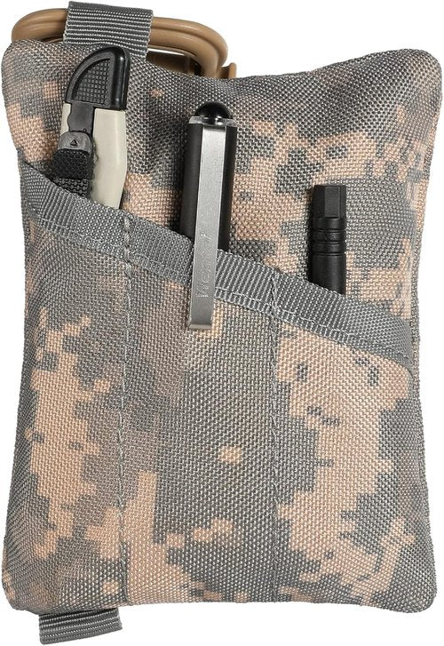 FRTKK Tactical Compact EDC Pouches - Military Molle Utility Organizers | 2 Pack Coin & Keychain Holders