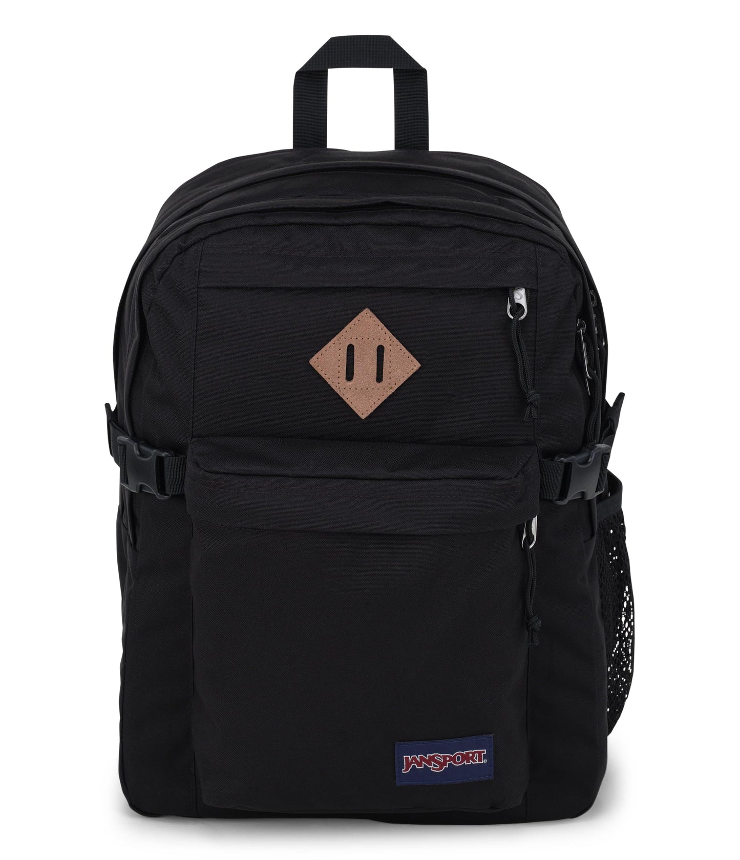 JanSport Main Campus Backpack - Travel or Work backpack w 15-Inch Laptop Sleeve and Dual Water Bottle Pockets, Party Plum