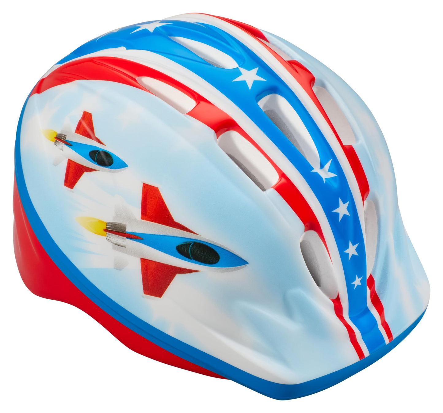 Schwinn Classic Bike Helmet for Kids, Jet Plane, 48 - 52 cm Helmet for Kids Ages 3-5, Ultra Lightweight, Adjustable Dial, Full Coverage with Vented Airflow, Infant and Toddler Bike Helmet