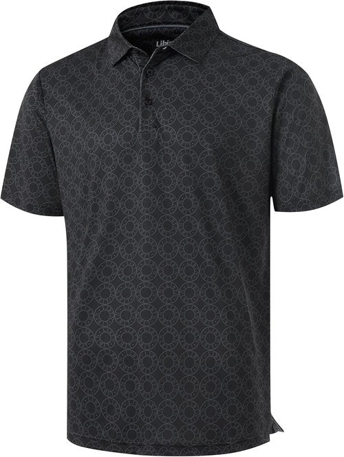 Libin Golf Shirts for Men - Quick Dry Moisture-Wicking Short Sleeve Polo | Casual Business Style