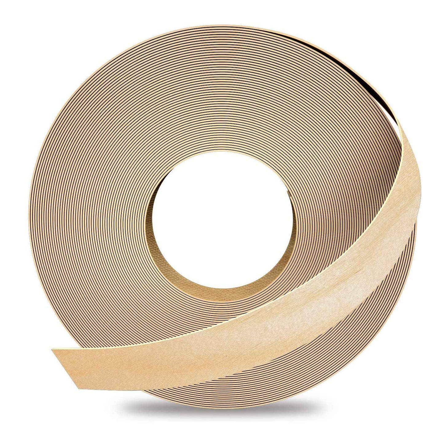 GSCIT Club Birch Edge Banding, 3/4 inch x 100ft roll of Veneer Edge Banding Preglued Flexible, Real Wood Tape Banding