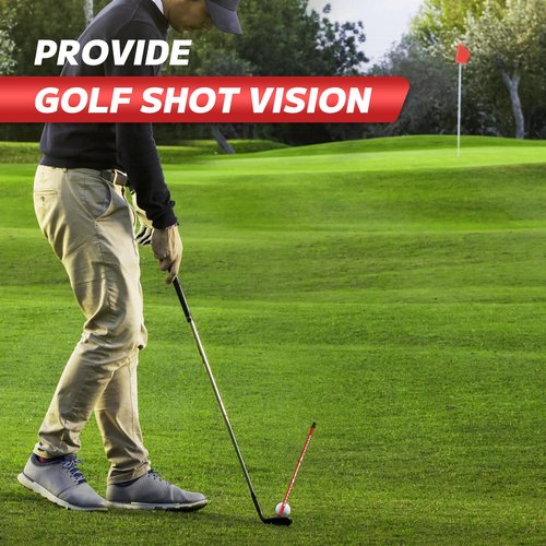 Craftsman Golf Alignment Rods for Golf Swing Training Aid, Golf Alignment Stick with Strong Magnetic Base Golf Practice Stick, 10" Stick Golf Club Tool Calibrate Golf Shots