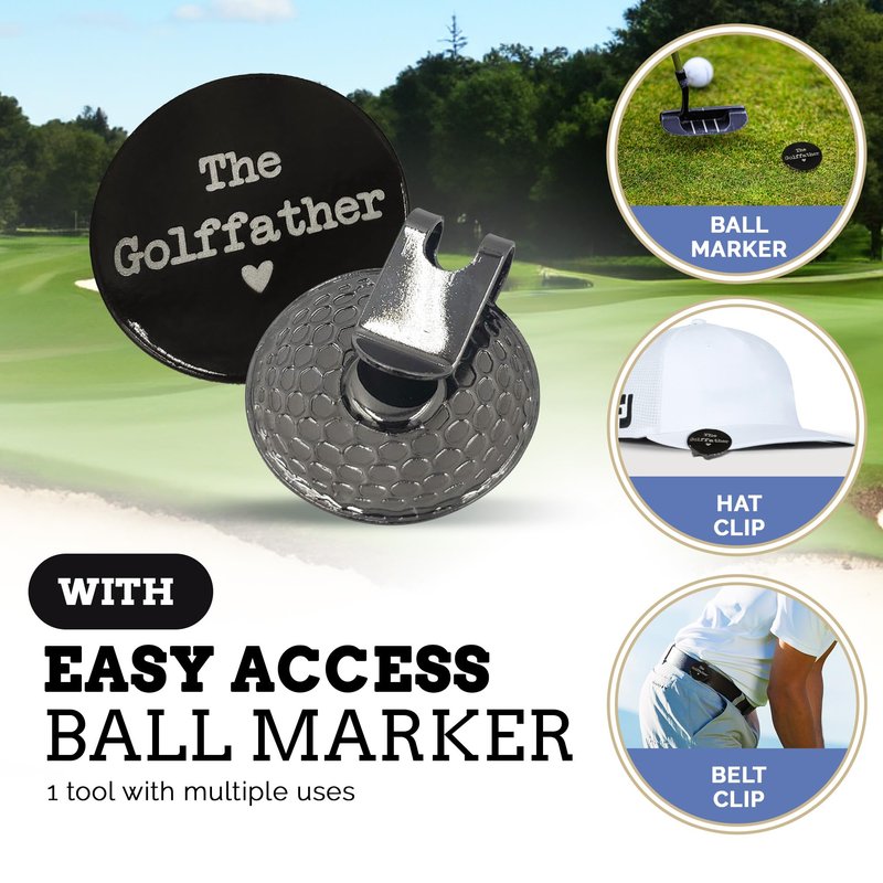 Godfather Gifts from Godchild, Godfather Gift, Will You be my Godparents Proposal Gift, God Parents Presents Proposal, God Father's Gift, Baptism Gifts for Godfather, Golf Accessories for Men Gift Set