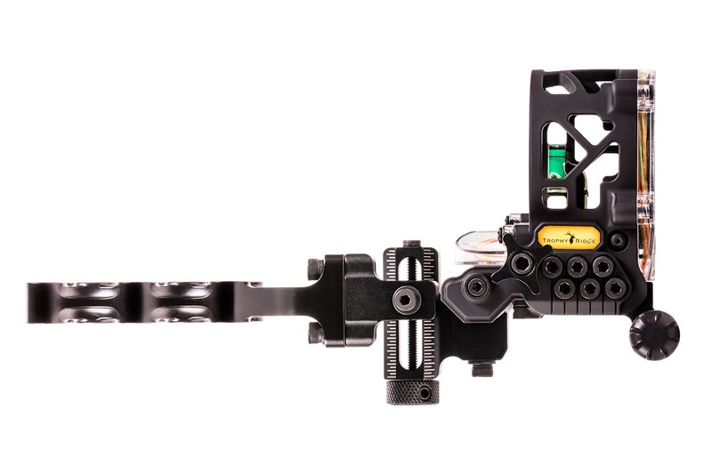 Trophy Ridge Fix Bow Sight, 5 Ultra-Bright 0.019" Horizontal Fiber Optic Pins, Includes Everything You Would Need, Micro-Adjustable Pins, Increased Accuracy, Innovative Design