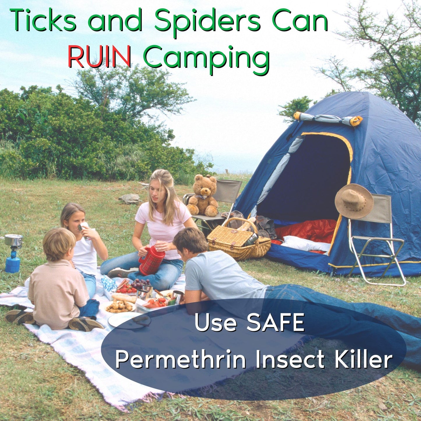 Zone Protects Realtree Invisible Hunter Permethrin Insecticide - 10oz Continuous Spray, Protects Gear & Tents, 0.5% Permethrin, Kills on Contact