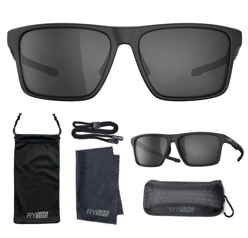 RY586 P1A HD Polarized Fishing Watersports Sunglasses Women Men, Blue Light Blocking Reduce Glare & IR Hiking golf Outdoor sports Gift