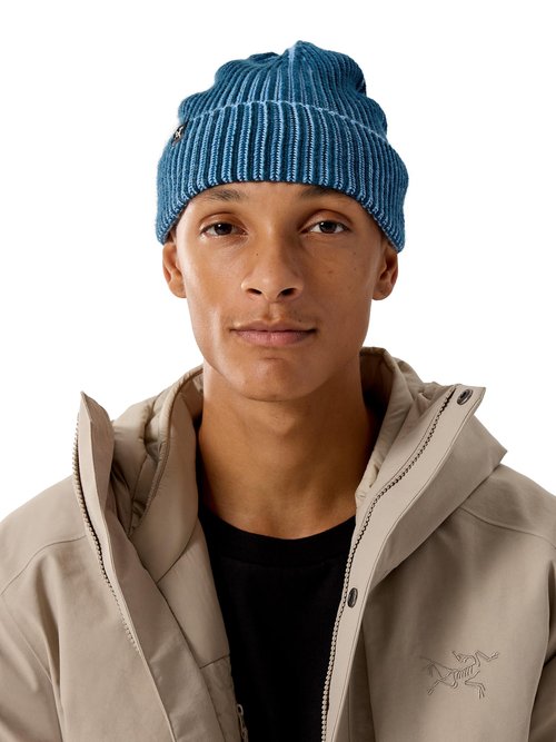 Arc'teryx Ribbed Toque | Warm Wool-Blend Toque for Winter Hiking | Nightscape/Glacial, One Size