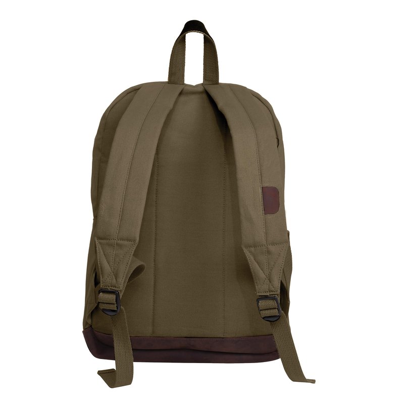 Rothco Vintage Canvas Teardrop Backpack - Classic Style with Leather Accents