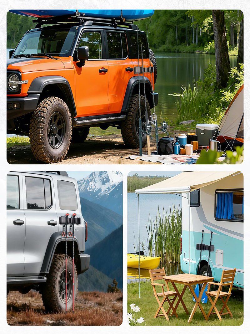 CrsaSwivo Magnetic Ski & Snowboard Car Holder - Safeguards Equipment, Keeps Skis & Boards Upright, Protects Vehicle Paintwork from Scratches - Gifts for Ski Enthusiasts
