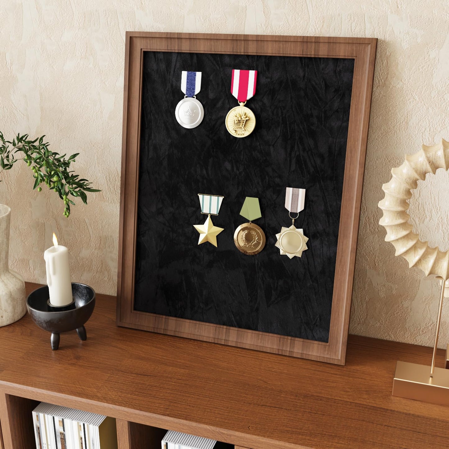 CRE8TIVE Crinkle Crushed Velvet Wallpaper 12"x80" Black Peel and Stick Wallpaper Self Adhesive Velvet Flocking Liner for Jewelry Drawer Box Lining Black Felt Sheets for DIY Crafts Displays Accent Wall