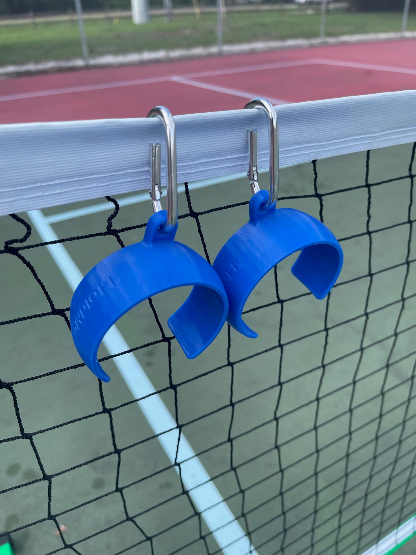 HoldMyBallz Pickleball Holder | Easily Attach Pickleballs | Ultimate Gift | 2-Pack (Blue)